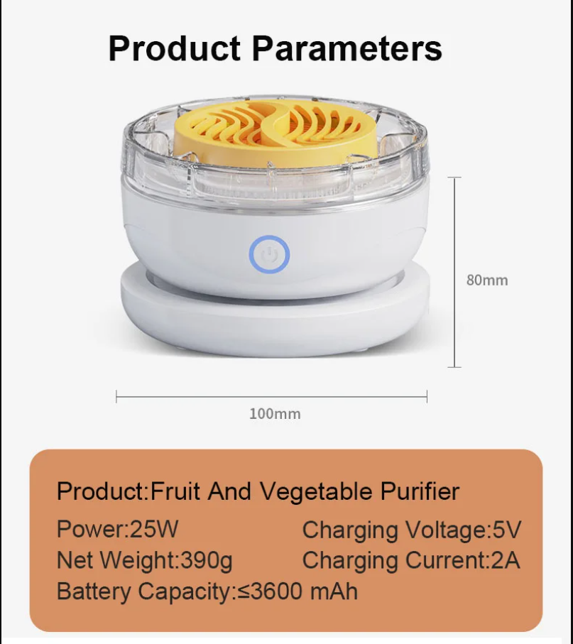 Kitchiva™ Portable Food Washing Machine